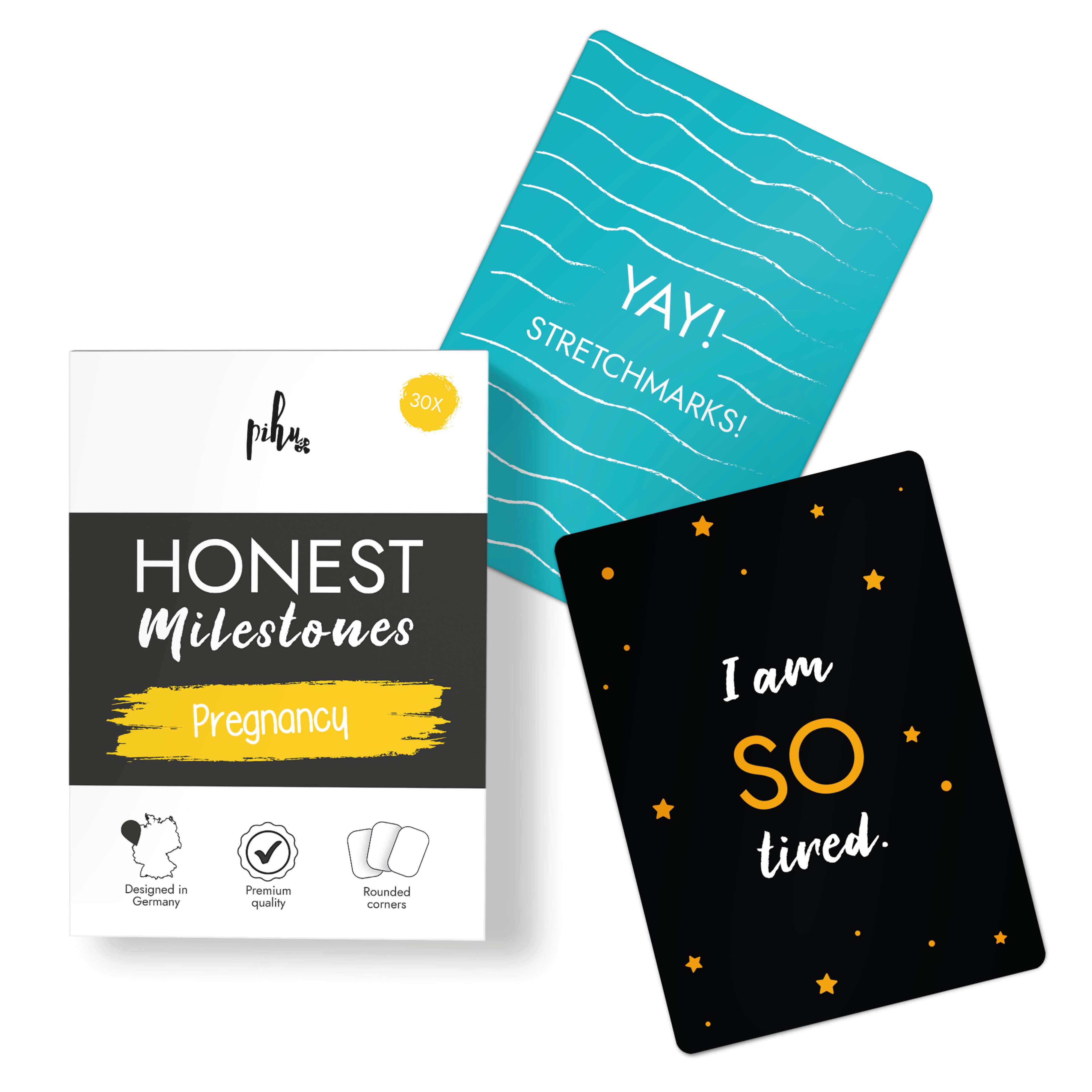 Honest Milestone Cards - Pregnancy