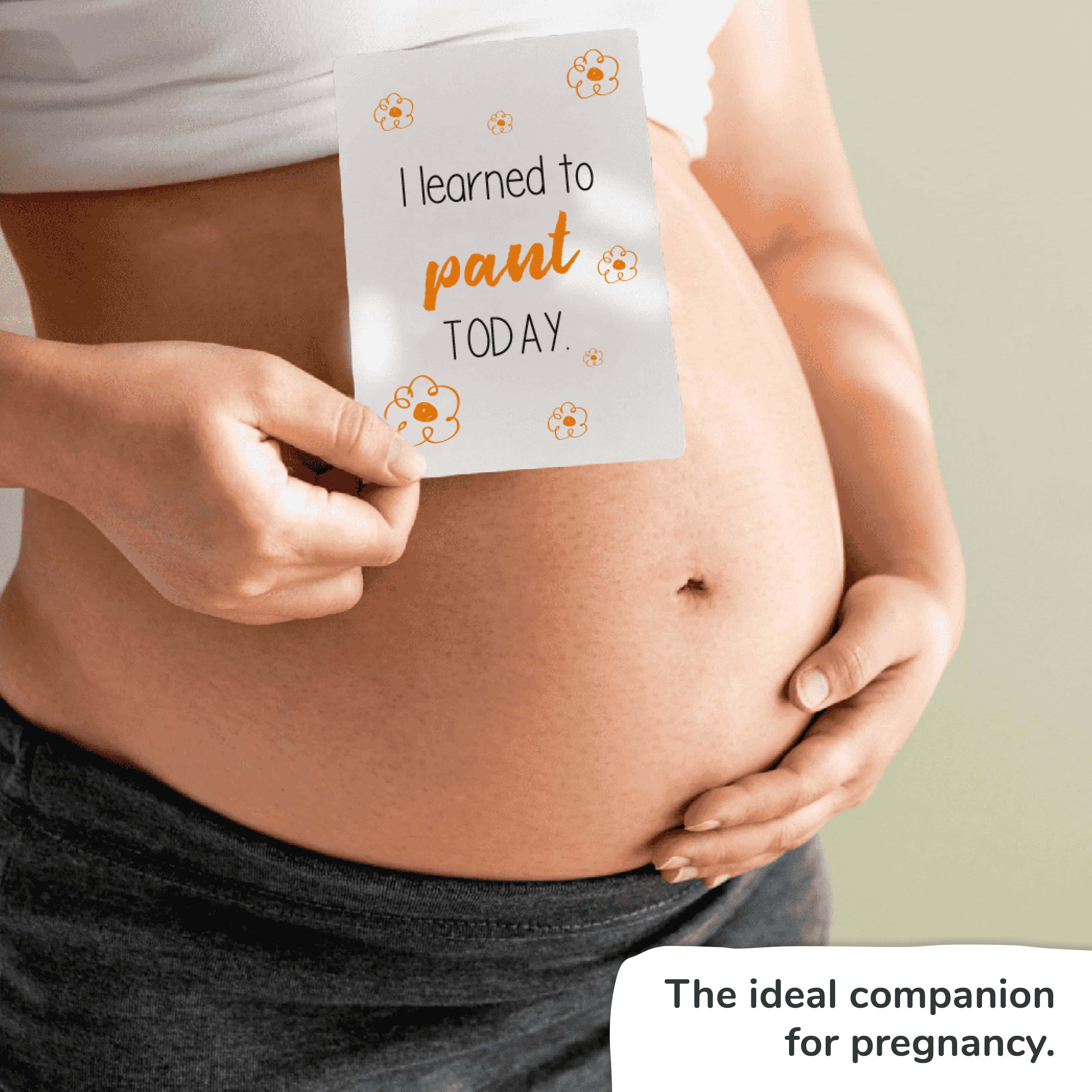 The funniest and realest milestone cards for all pregnant women out there.